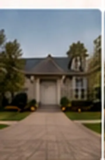 Wide estate entrance before decoration
